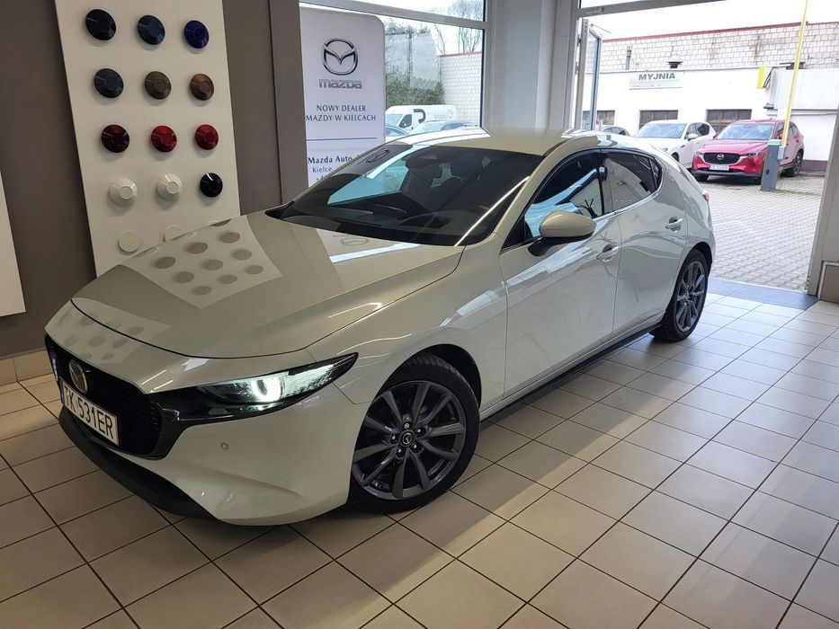 Mazda 3 Samochód DEMO dealera, jak nowy, stan idealny, gwarancja, zimówki!