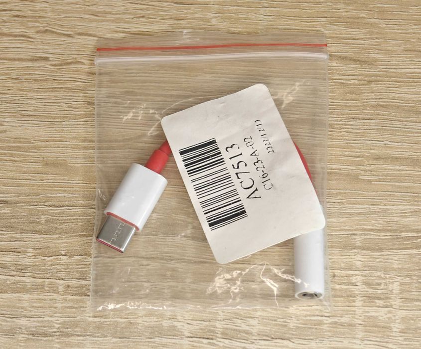 Переходник для OnePlus USB Type-C на jack 3.5 мм.