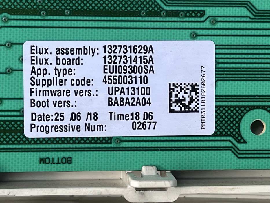 Панель управління від пральної машини Zanussi ZFUG71000V 6кг