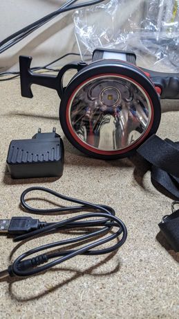 Ліхтарик прожектор, на аукумуляторі SUN GOD Q984 + Powerbank