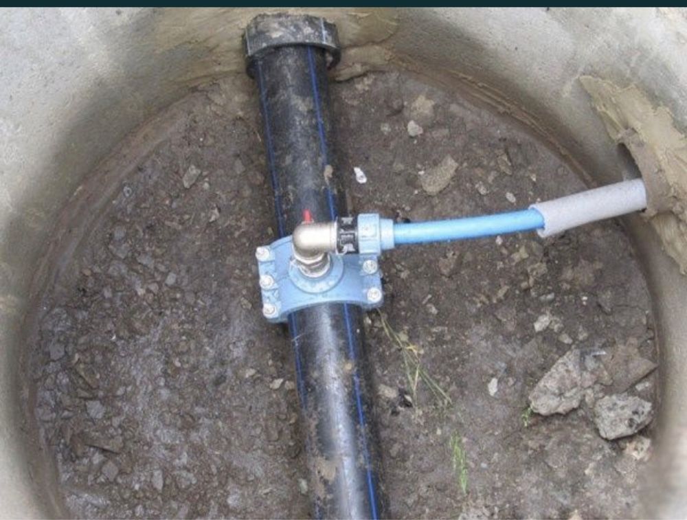 Ремонт монтаж водопровода канализации (ПРОКОЛЫ ПОД ДОРОГОЙ)