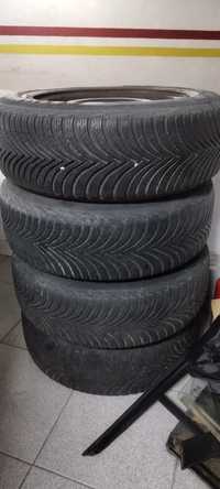 Jantes com pneu Michelin 195/65 r15 de inverno