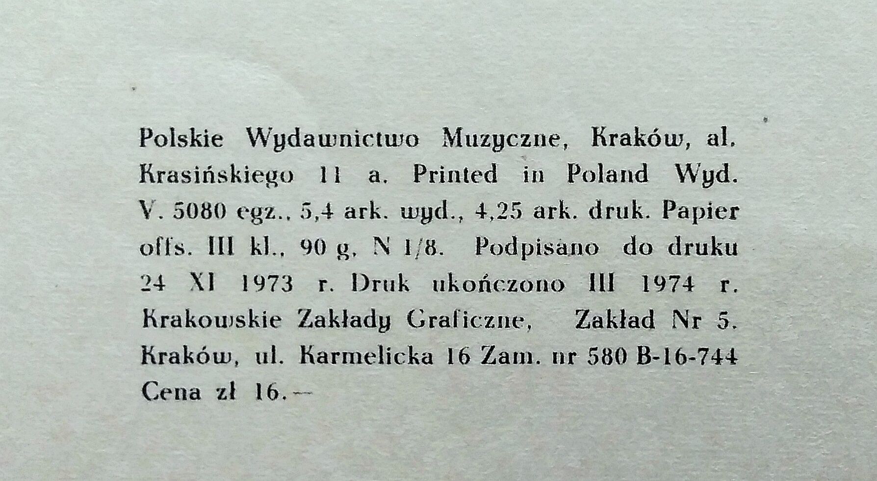 Nuty, C. Debussy, Kącik dziecięcy, Sześć dedykowanych utworów.PWM 1974