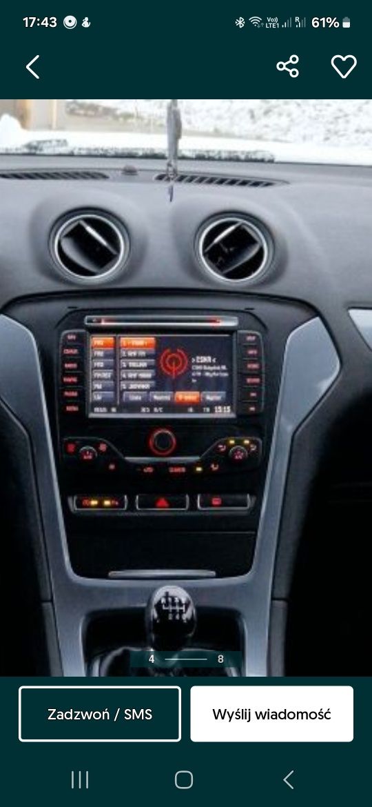 Ford mondeo Mk4 lift 2,0 b na części drzwi maska błotnik skrzynia chło