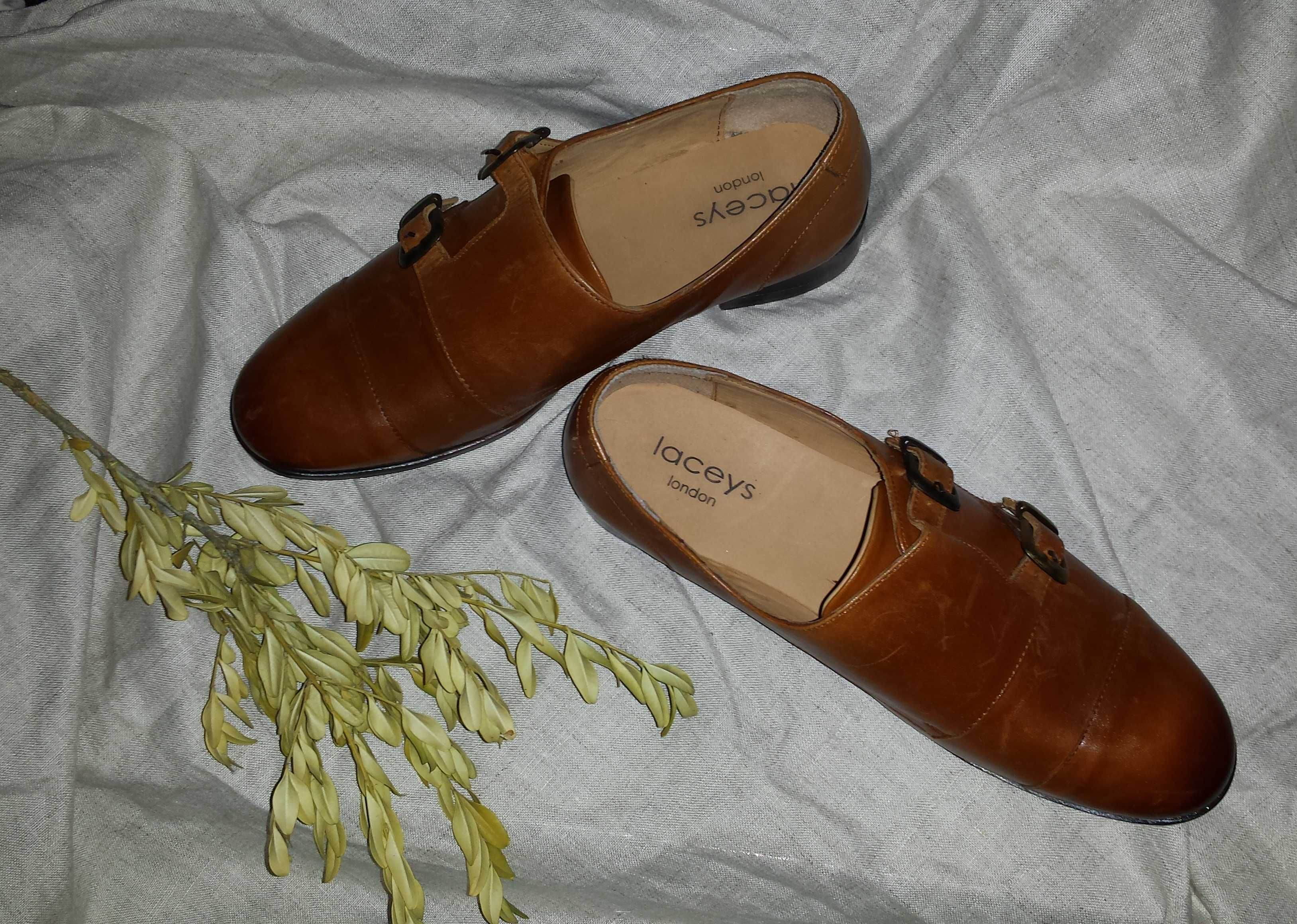 Женские кожаные туфли монки  LACEYS CALYPSO 39 размер стелька 26,5 см