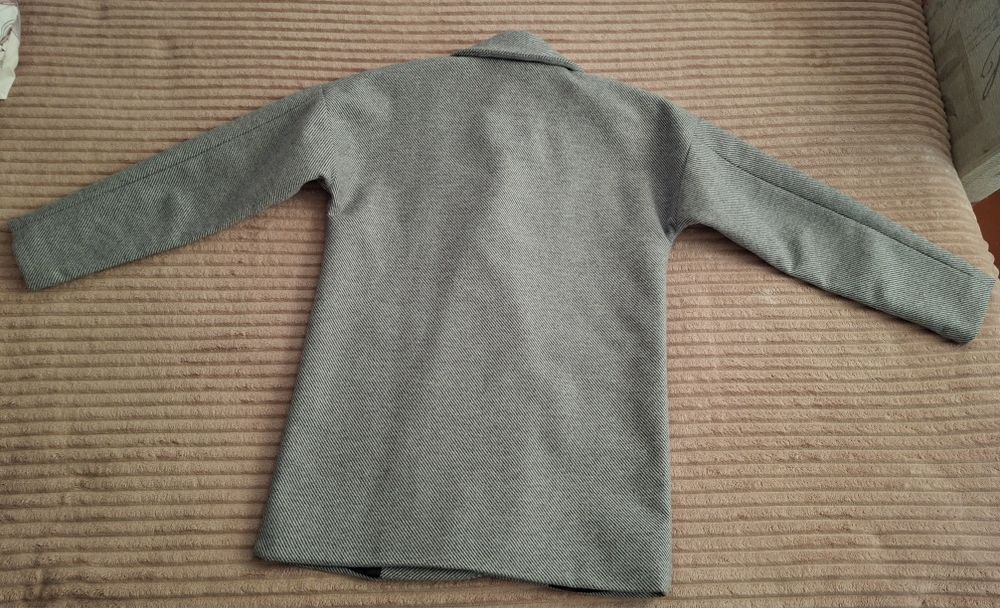 Пальто кашемір діагональ з підпідкладом