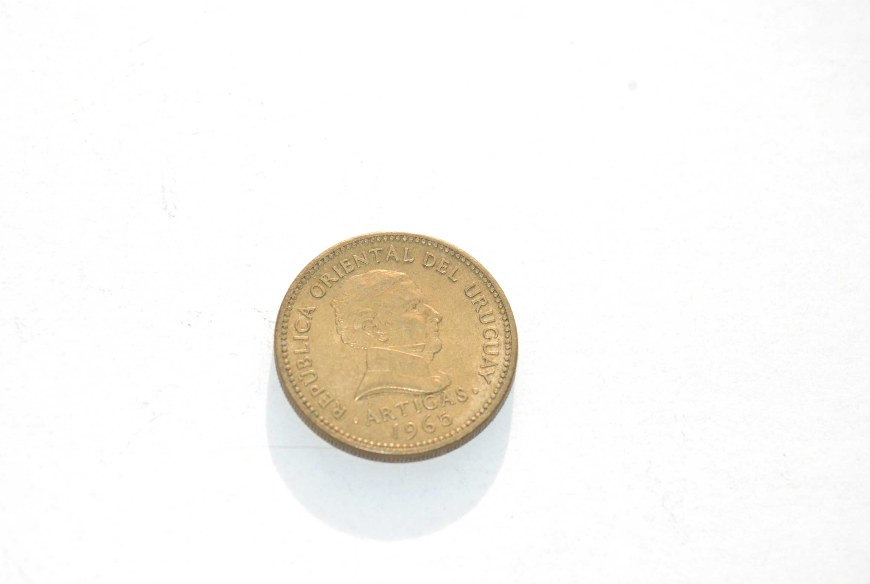Stara moneta 1 peso Urugwaj 1965 unikat antyk kolekcjonerski