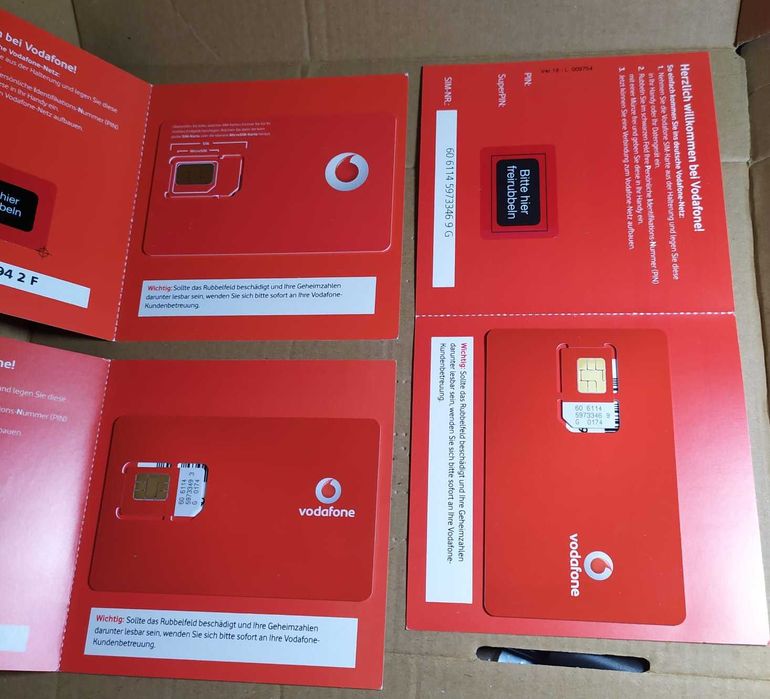 karty SIM prepaid mobile kolekcjonerskie startery