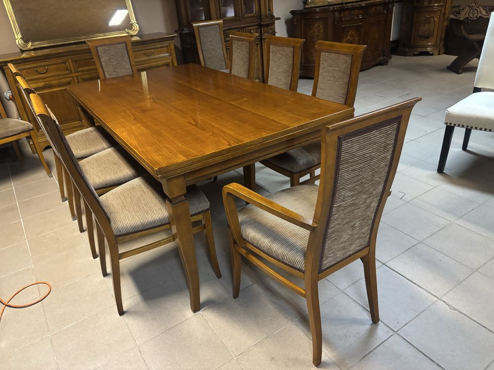 Zestaw Mebli Stylowe Selva Italy Stół 300 cm 10 Krzeseł Komoda Sklep