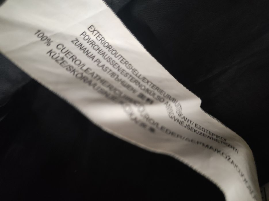 Ramoneska S 36 Xdye skóra naturalna czarna
motocyklówka