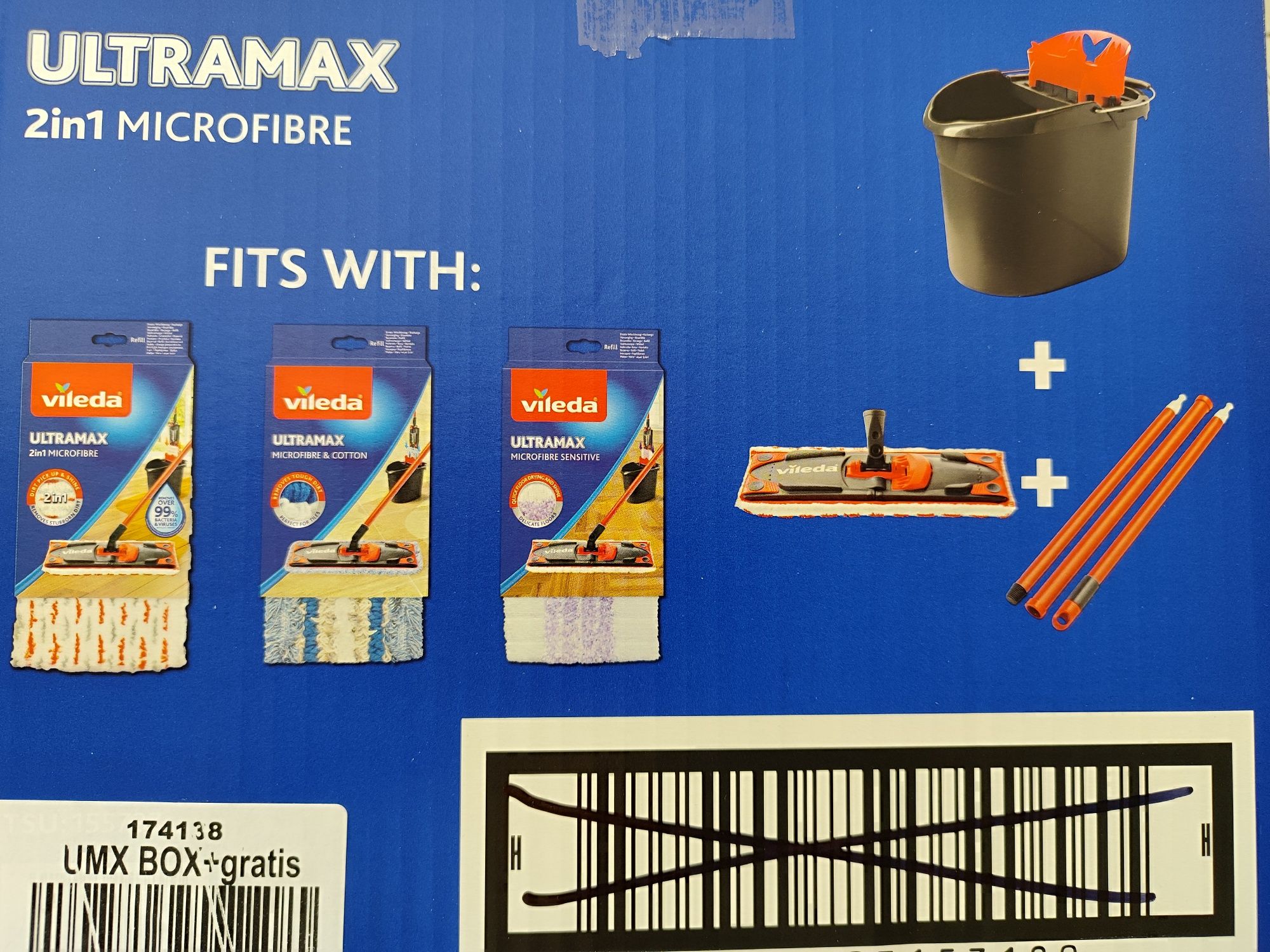 Nowy Mop z wiaderkiem Vileda ultramax