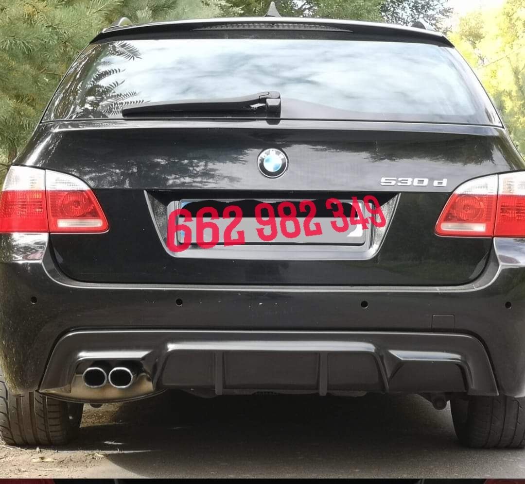 DYFUZOR zderzaka tył Spoiler Dokładki ProgówZderzakaPrzódLotka BMW E60