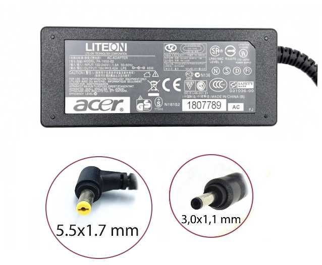 Новий блок живлення ACER  19V 45W 65W 90W 120W 135W гарантія