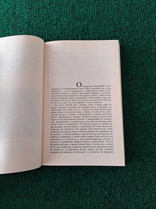 O Toque Classico - A Arte de Liderar - De Homero a Hemingway