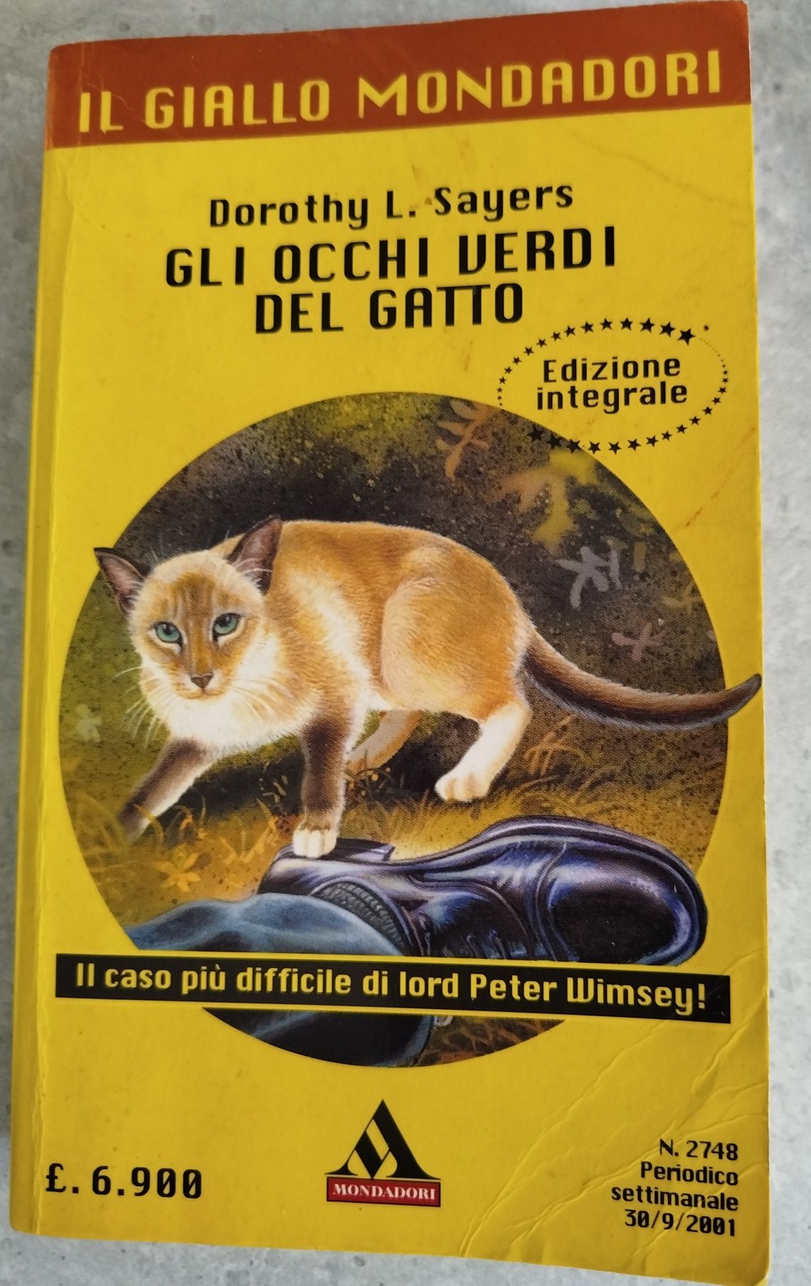 Dorothy L. Sayers Gli occhi verdi del gatto Książka w języku włoskim