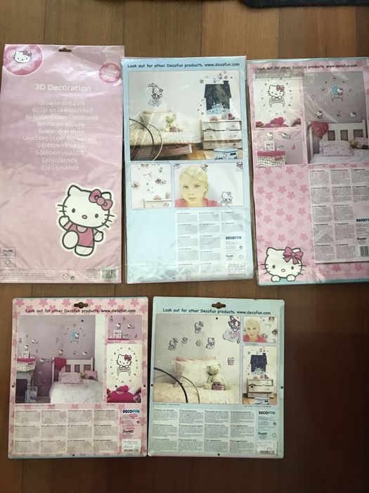 Autocolantes decorativos 3D Hello Kitty