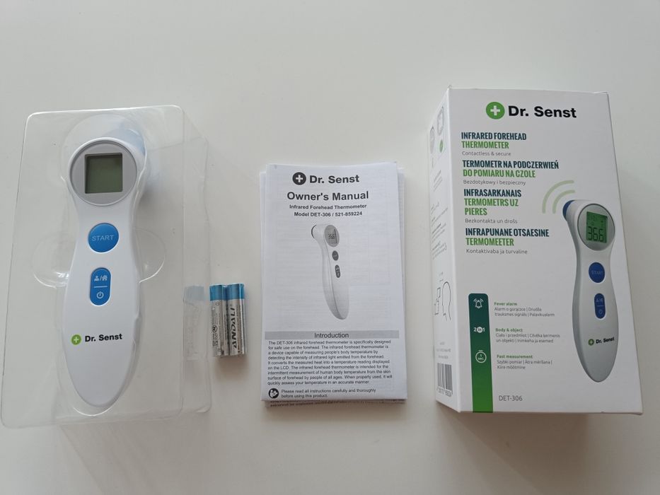 Termometr bezdotykowy Dr Senst DET-306 nowy