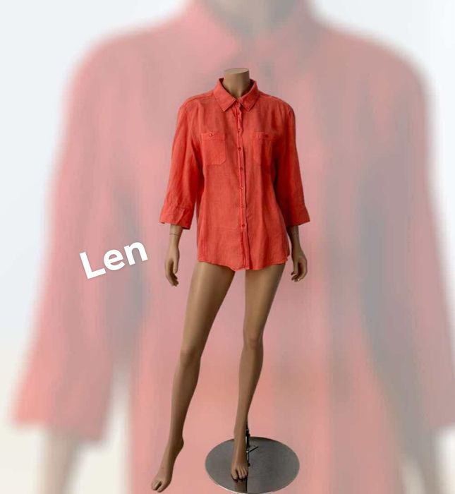 Weekend MaxMara koszula damska M/XL Len
Rozmiar M/XL 
kolor: koralowy