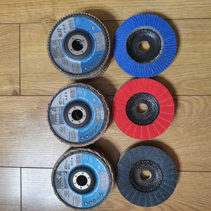 Tarcze lamelki Ceramiczne LUKAS 125 do stali nierdzewnej