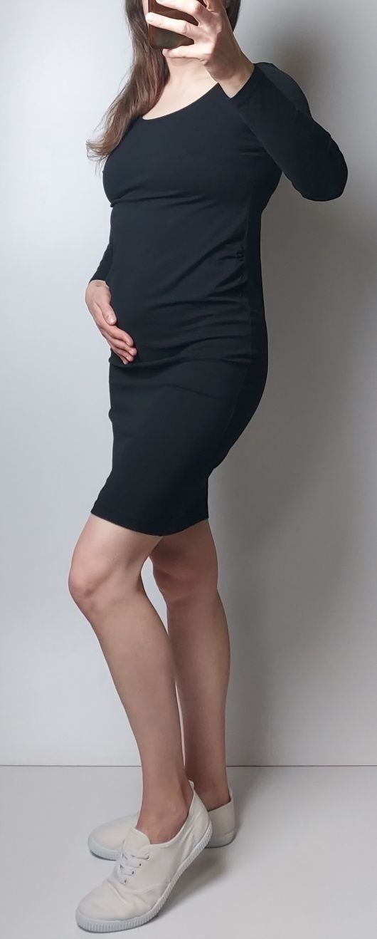H&M MAMA_jak nowa ciążowa sukienka_S
