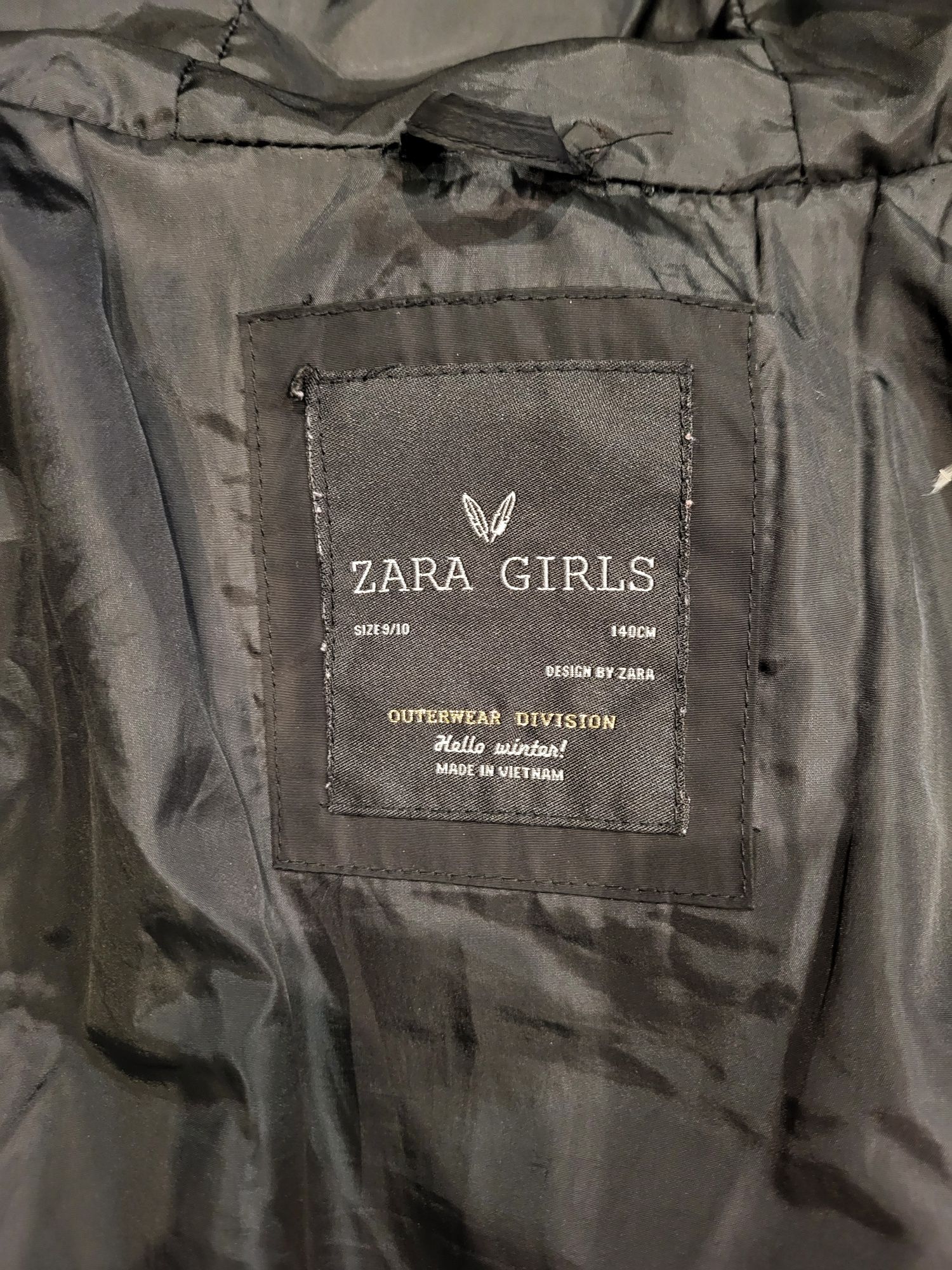 Kurtka puchowa zimowa ZARA 140