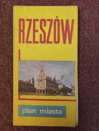 Plan Miasta Rzeszów 1984 rok