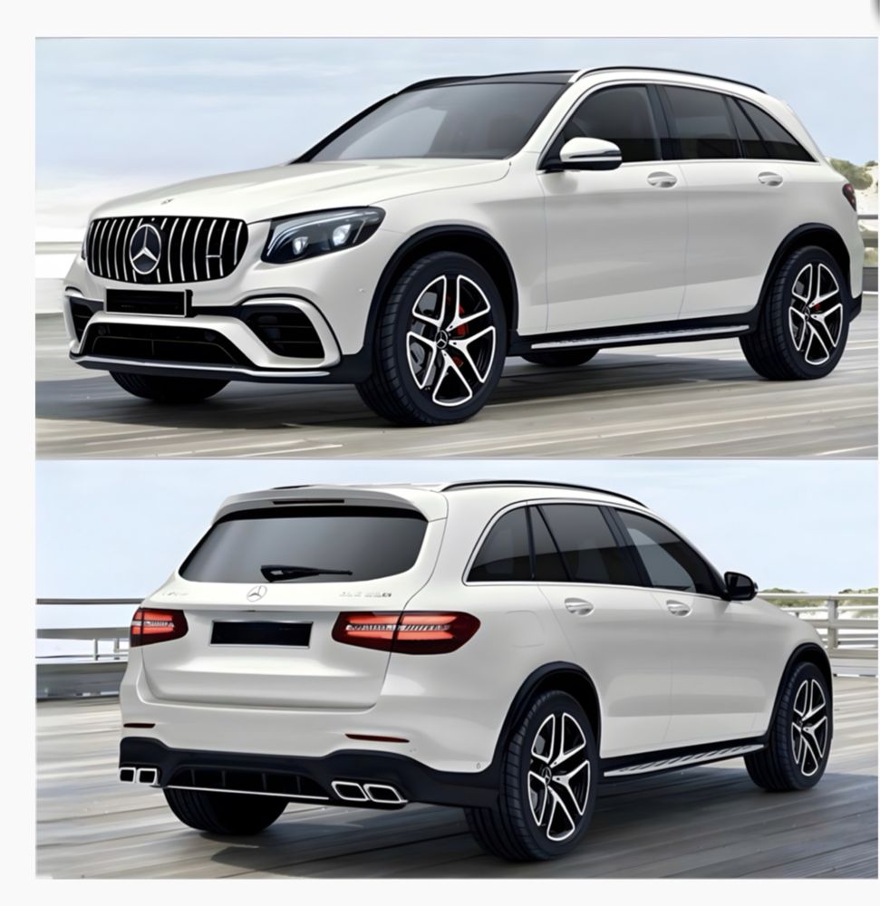 Комплект обвеса GLC63 AMG Mercedes GLC X253 2015-2019 бампер арт 8154