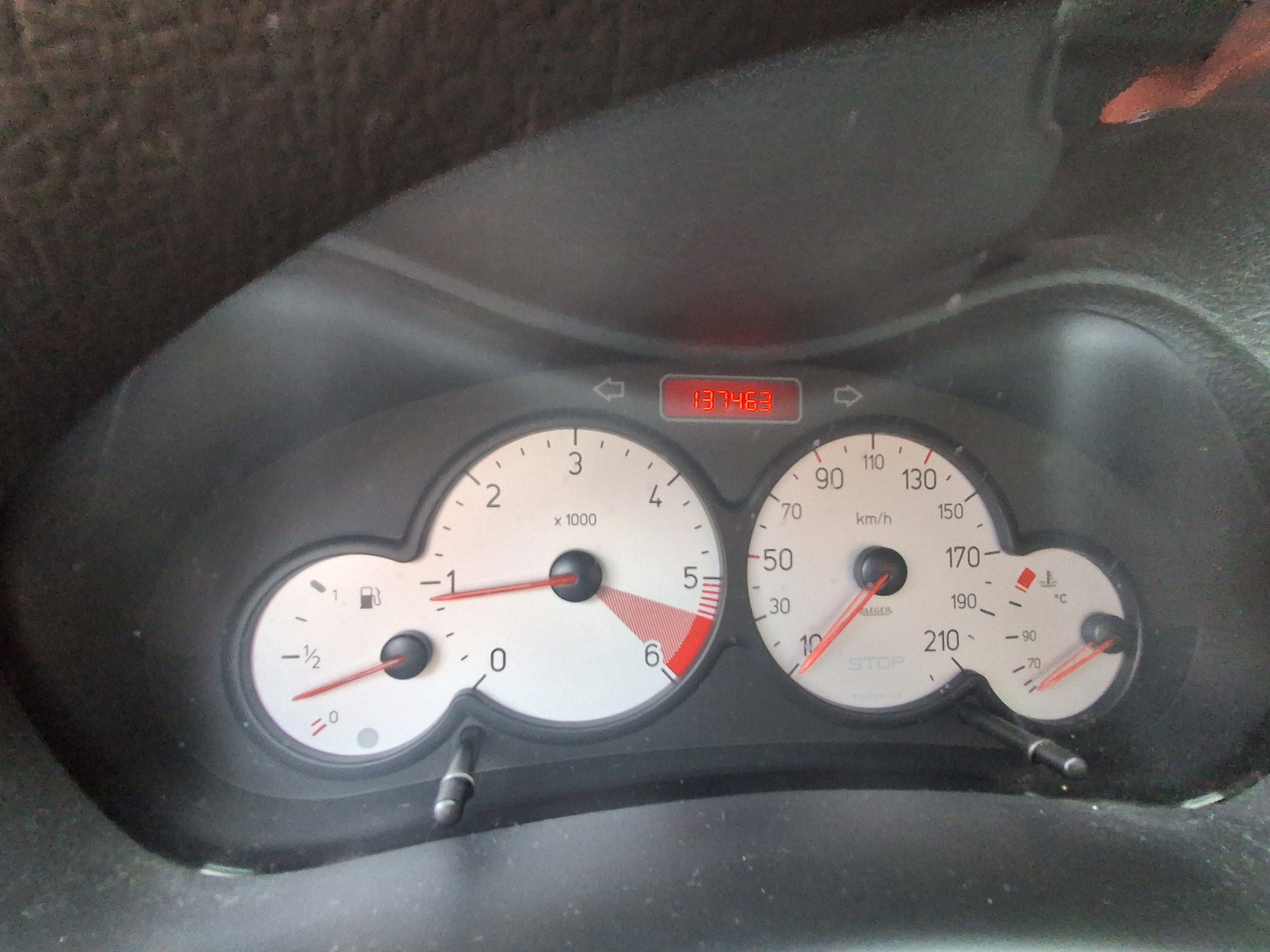 Peugeot 206 kombi - czarny