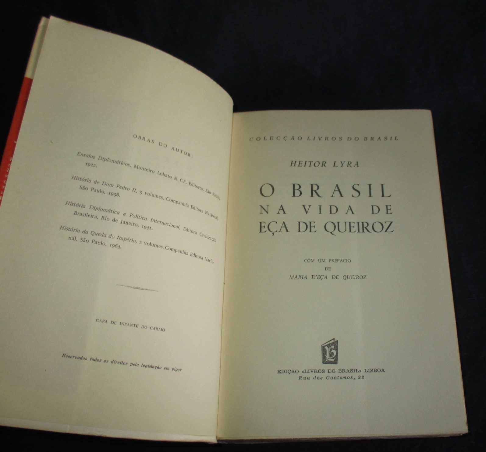 Livro O Brasil na Vida de Eça de Queiroz Heitor Lyra