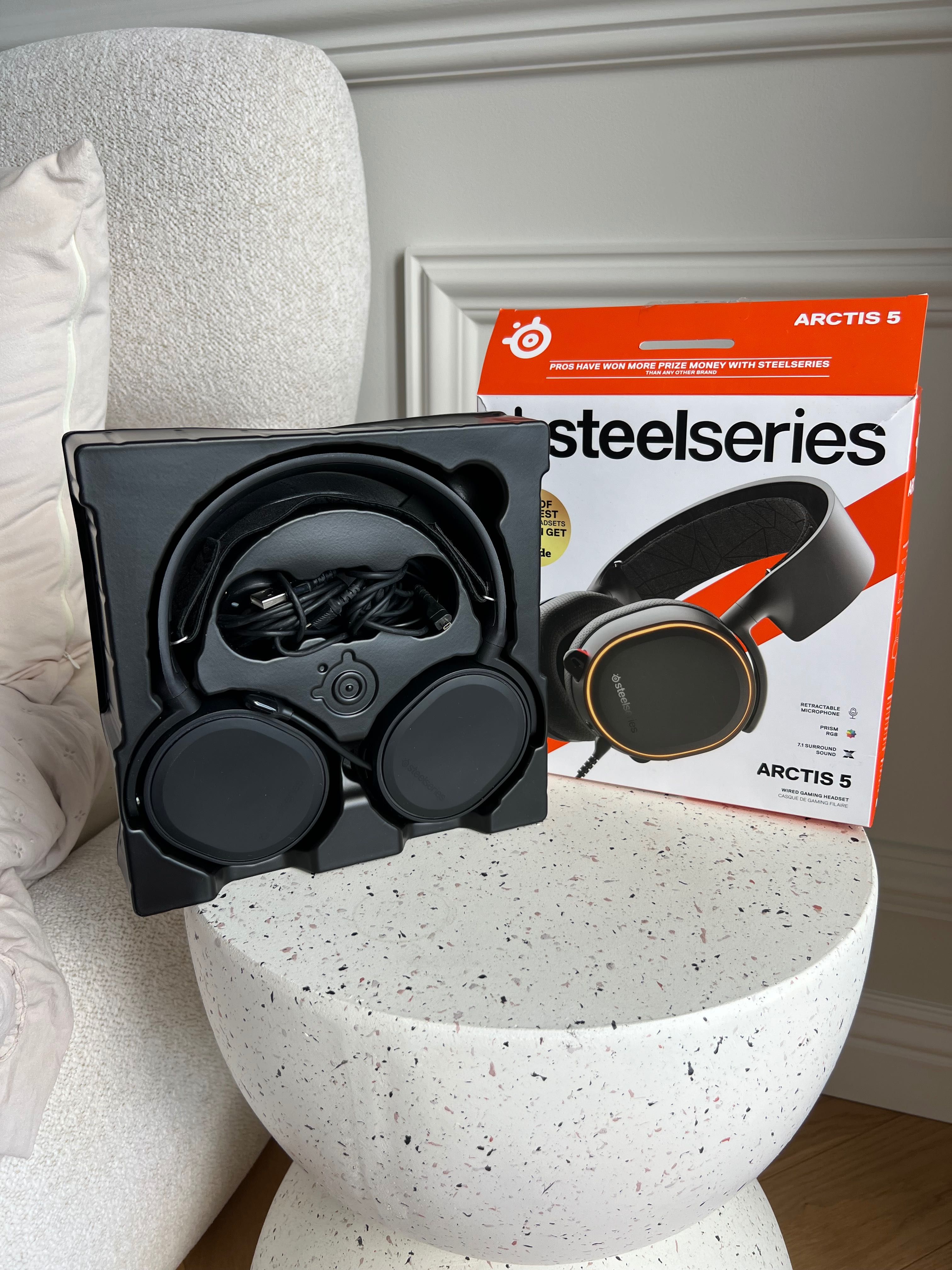 SteelSeries arctis 5 słuchawki j nowe