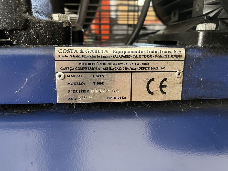 Compressor trifásico Ciata T-200R