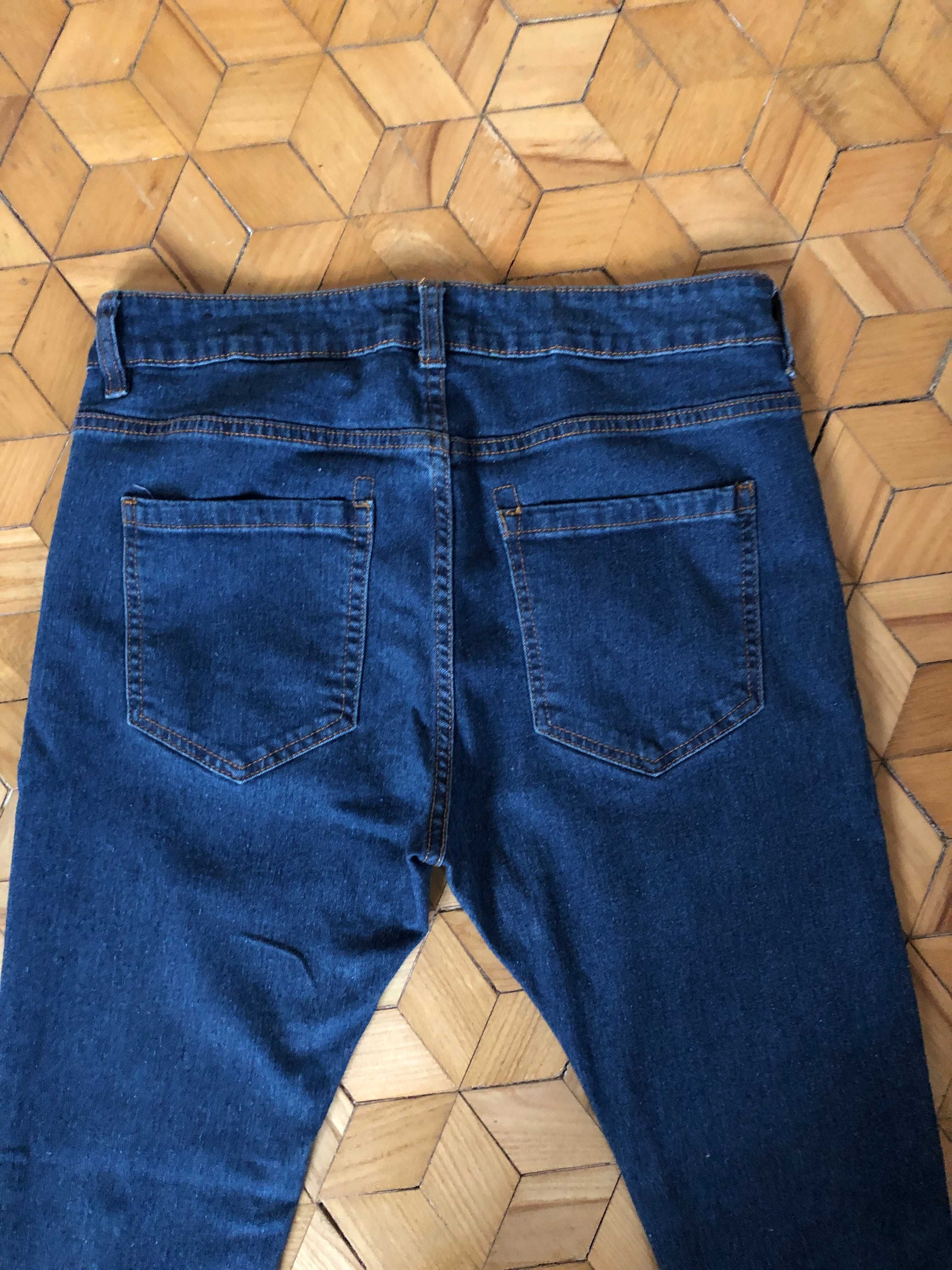 Spodnie jeansy Bershka super skinny fit 40