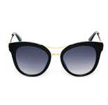 Okulary damskie słoneczne GUESS GF0304 01C muchy czarne złote Nowe