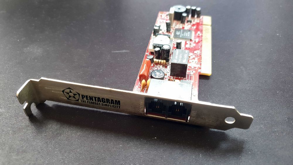 Modem Pentagram 56K V.92 HEX2 PCI - OKAZJA! Retro gaming