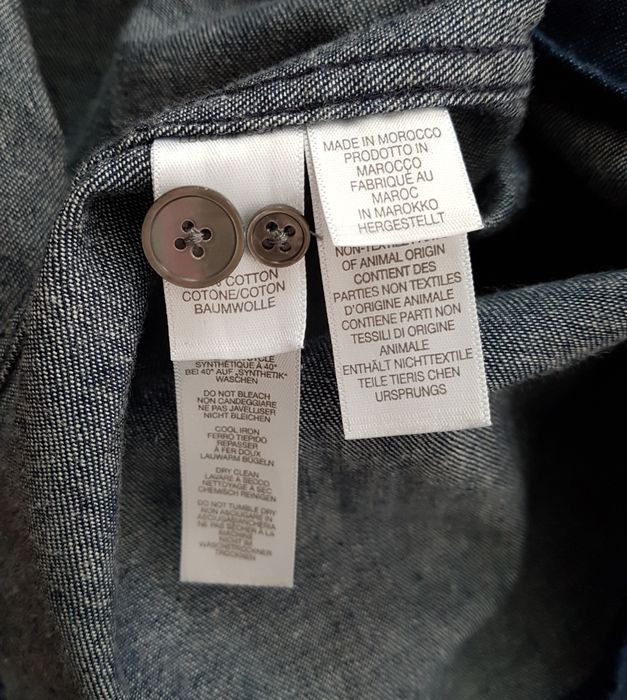 PS by Paul Smith джинсова кофта casual fit lampo zipper оригінал L