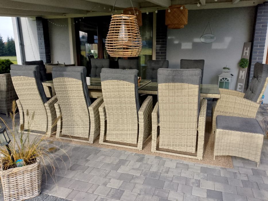 Meble ogrodowe, zestaw mebli ogrodowych Premium,12 osobowy!