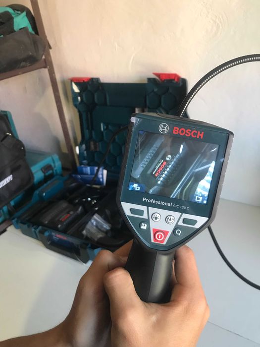 Інспекційна відеокамера Bosch GIC 120 C,кольоровий екран 3,5 дюйма