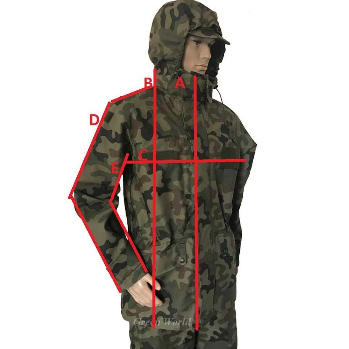 KURTKA wojskowa wz 2010 goretex 128 MON  Klasa Mundurowa