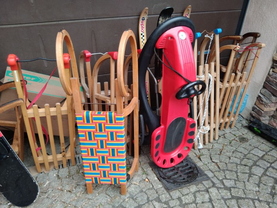 Sanki drewniane duze XXL