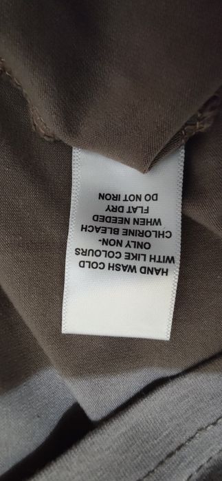 Koszulka t-shirt kawowy Essentials fear od god z bawełny