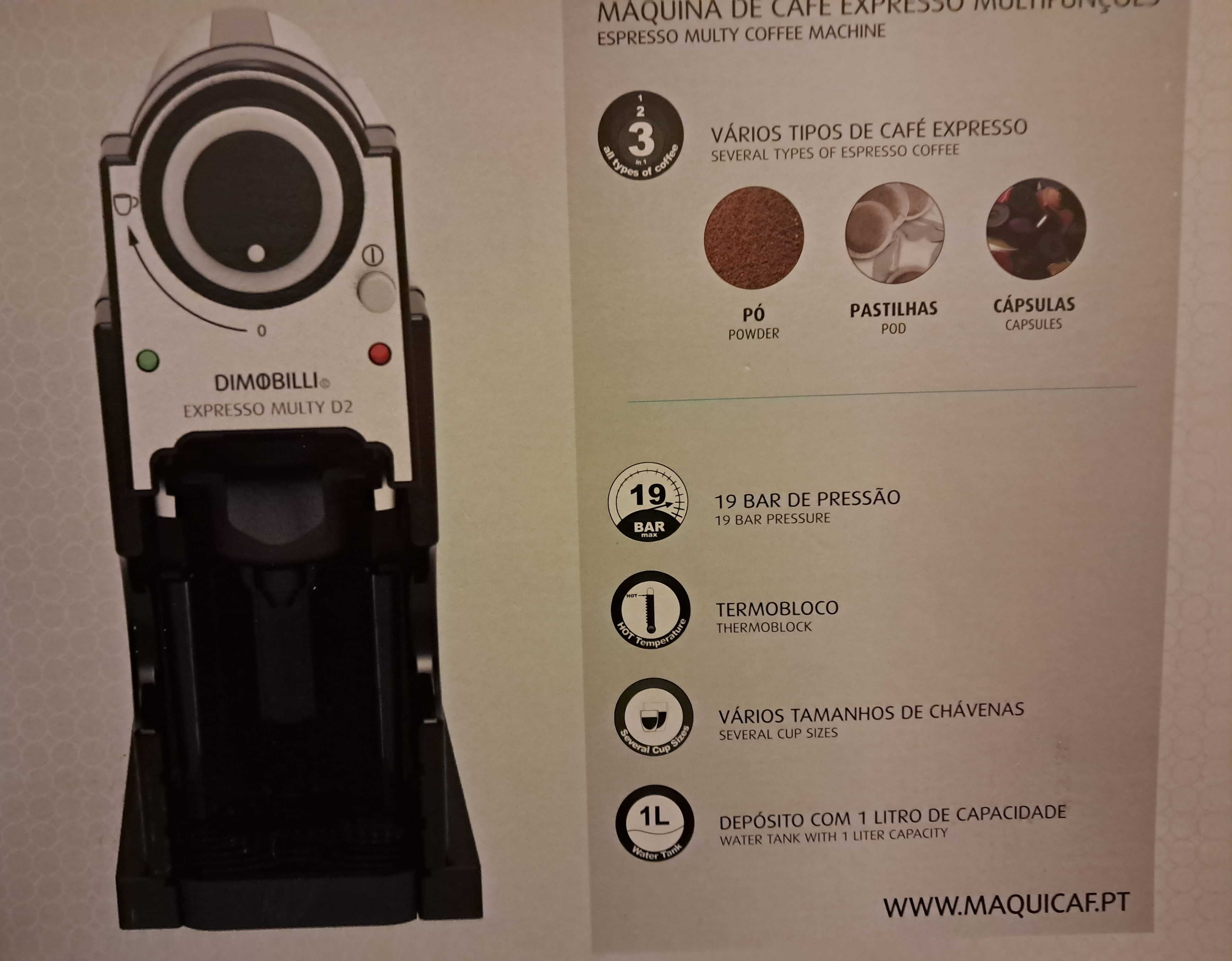 Máquina Café Expresso DIMOBILLI D2