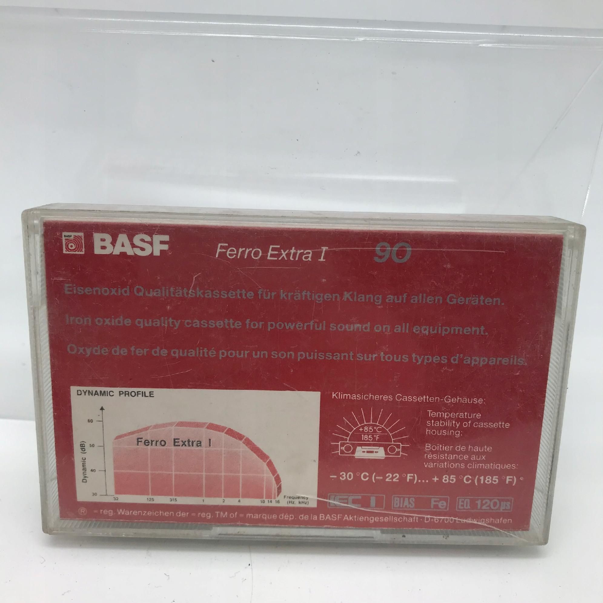 Kaseta - Kaseta magnetofon Basf Ferro Extra I 90