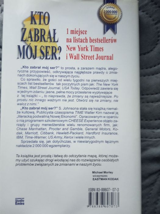 Spencer Johnson.Kto zabrał mój ser?