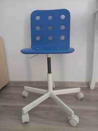 Krzesło obrotowe Ikea niebieskie