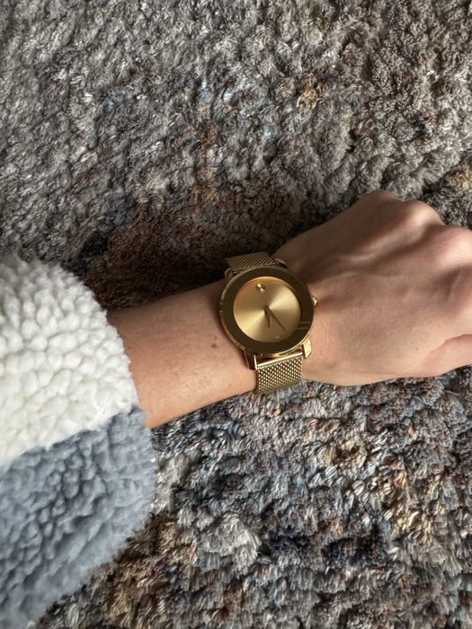 Damski złoty zegarek ze stali nierdzewnej 40mm nowy