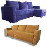 Sofa/Kanapa w Narożniku/Rogówka rozkładany,dwa pojemniki Sztruks
