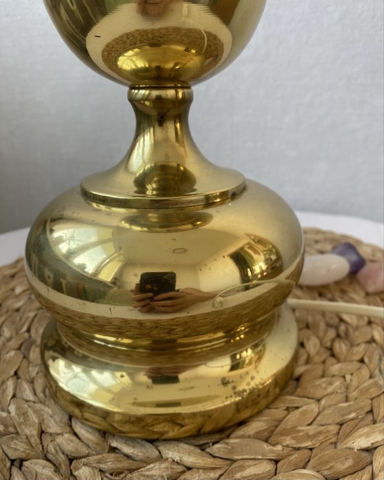 Stara lampa mosiężna