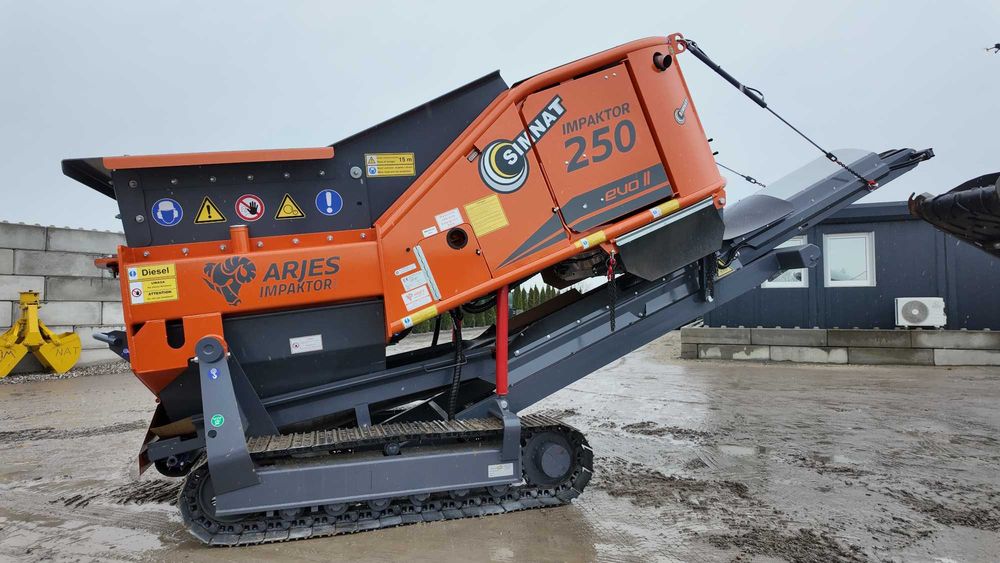 Wynajem kruszarki, kruszenie odpadów, recykling