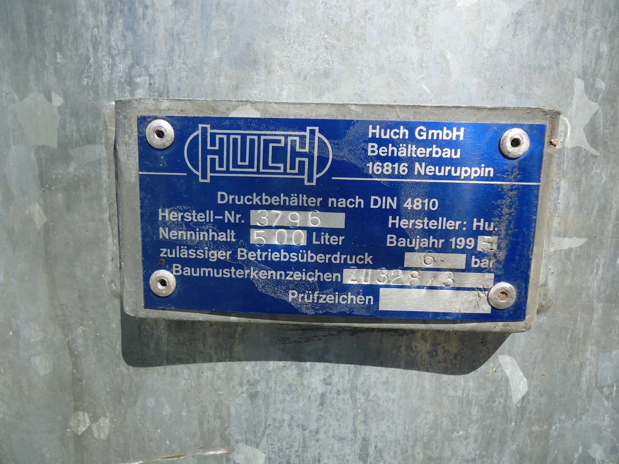 Zbiornik hydrofor 500L ocynkowany stojący ciśnieniowy 6 bar