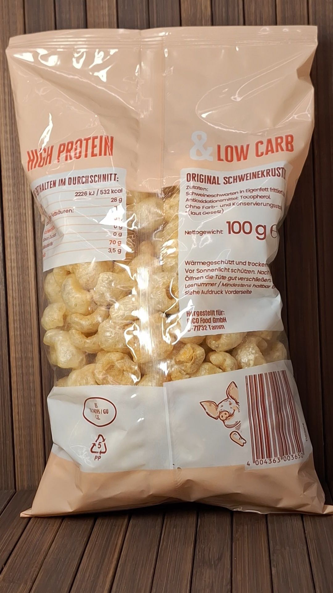 Chrupki, chipsy ze skóry wieprzowej. Low carb. Keto.